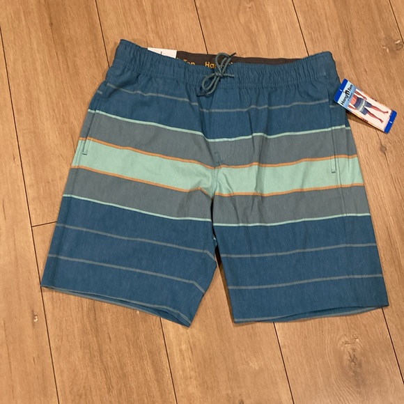 Hand Ten Green Swim Trunks For Men Size L - Picture 4 of 16